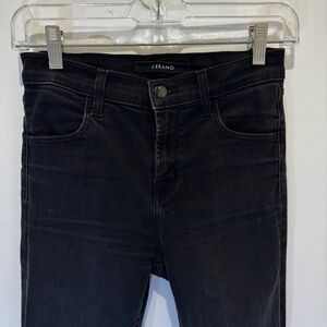 Women’s- J Brand- Alana High Rise Crop Black Jeans -Sz 24